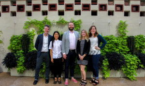 Art-Reach Staff standing in front of Garden