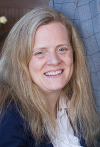 Portrait of Katie Samson smiling at the camera