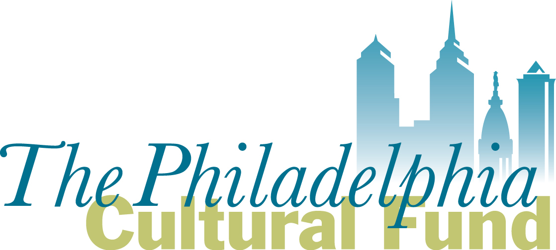 The Philadelphia Cultural Fund logo with skyline of Philadelphia