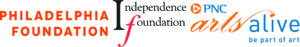 Sponsorship Block: Philadelphia Foundation, Independence Foundations, PNC Arts Alive