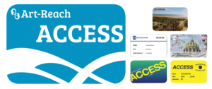 ACCESS Cards: Blue Art-Reach Card, Delaware EBT card, 4 PA ACCESS EBT Cards