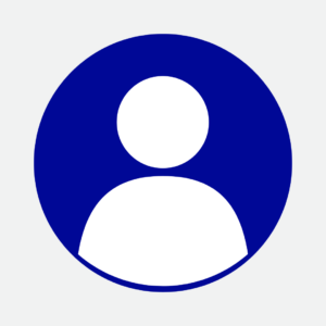 Light gray background with dark blue circle featuring a white favicon graphic.